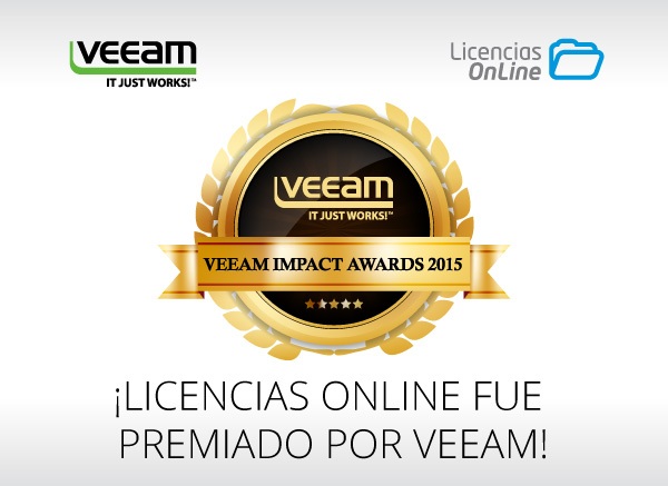 Licencias OnLine es nombrado Rising Star Distributor of the Year por Veeam