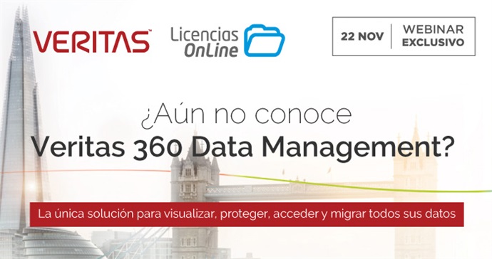Veritas 360 Data Management: la solución de gestión de datos más completa de la industria